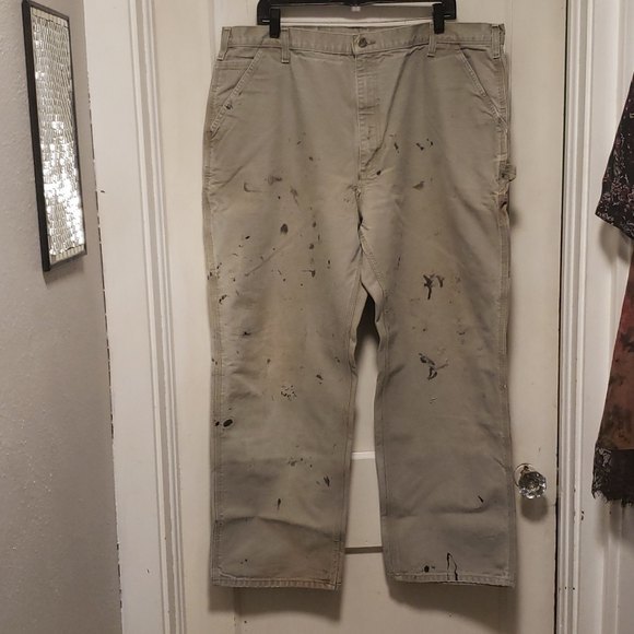 Carhartt Dungaree Fit Streetwear Work Jean 42 x 32 - Picture 2 of 13